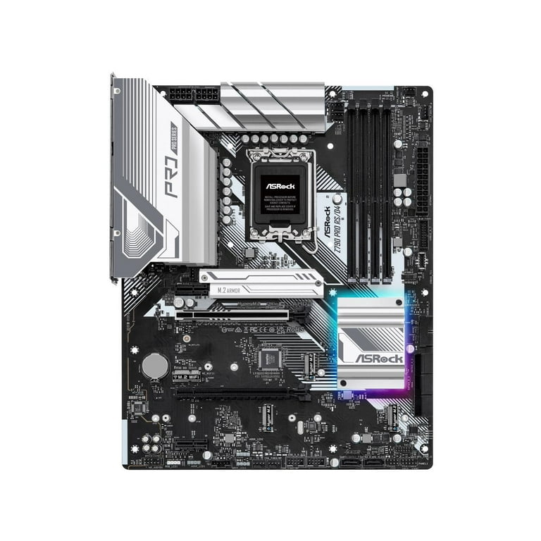 【確認済み】ASRock Z790 Pro RS/D4 LGA1700 DDR4 ASRock Z790 PRO RS/D4 Intel LGA1700 ATX Mainboard, 4 slots DDR4