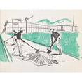 thumbnail image 3 of Don Lambo 14x12 Black Modern Framed Museum Art Print Titled - Getting to Know the Virgin Islands Pl8 (1959), 3 of 5