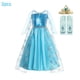 thumbnail image 3 of Disfraz de princesa de Disney para niña, vestido de Frozen, Elsa, Anna, disfraz de carnaval, Vestidos de fiesta de cumpleaños, traje de verano para niños, 3 of 5