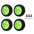 thumbnail image 2 of Piezas de actualización RC, 4 piezas Ruedas de coche RC Neumáticos de ruedas RC Reemplazo de neumáticos RC Tecnología avanzada, 2 of 9