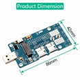 thumbnail image 6 of M.2 to USB 3.0 Adapter with Dual NANO SIM Card Slot Support 3G/4G/5G/LTE Module 3042/3052 for Desktop PC, 6 of 6