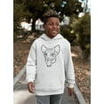 thumbnail image 2 of Scarf Sphinx Cat Hoodie Juniors -Image by Shutterstock,  Small, 2 of 4
