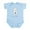 Sky Blue, variant on CafePress - Love A Bull_Light Body Suit - Baby Light Bodysuit, Size Newborn - 24 Months