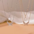 thumbnail image 2 of JO WISDOM Butterfly Necklace,Layering Necklaces,Dainty Pendant Necklace,Crystal Pendant Necklaces for Women Insect Chain Necklace Jewelry for Women, 2 of 4