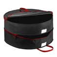thumbnail image 2 of Christmas Home Textile Storage Wreath Storage Container 30 Inches Christmas Wreath Storage Bag 2 Layer Storage Thickened Cloth Water Proof Material With Zipper Reinforced Handle Dusts Proof Red, 2 of 9