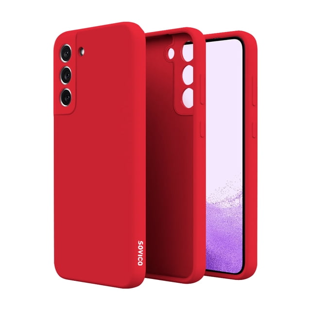 Funda de Protección para Samsung Galaxy S22 - Sovico - Silicón con Forro de Microfibra