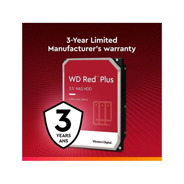 Western Digital 6TB WD Red Plus NAS SATA Storage Disk, 3.5
