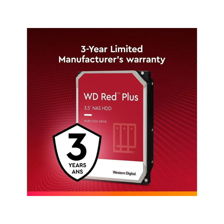 Disque Dur Interne Western Digital WD Red™ Plus Hard Drive 8TB HDD 3.5  Cache 256MB SODIEXP01D - Sodishop
