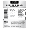 thumbnail image 3 of ANDIS Size 5 Skip Tooth - Leaves Hair 1/4" - 6.3 mm, 3 of 3