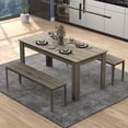 thumbnail image 2 of Gymax 63'' Dining Table Rectangular Modern Kitchen Table For 6 People Home Furniture, 2 of 9
