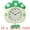 Green, variant on Unique Bargains 1pc Cute 3D Cartoon Mushroom House Silent Wall Clock 15" x 11" x 2" Green
