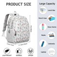 thumbnail image 6 of Cute Dogs Baby Backpack for School,Cute School Bag,Schoolbag with Adjustable Shoulder Straps & Padded Back,15"x11.42"x5.5", 6 of 6