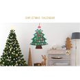 thumbnail image 4 of Felt Christmas Advent Calendar 24 Days Countdown Decorations Wall Hanging Ornament Home Decor, 4 of 6