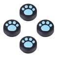 thumbnail image 2 of Switch 4 PCS Joystick De Silicona Para PS3 / Thumb Grips Rocker Cap Cover Para Switch Pro Azul, 2 of 7