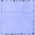 thumbnail image 1 of Ahgly Company Machine Washable Indoor Square Solid Blue Modern Area Rugs, 6' Square, 1 of 4