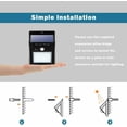 thumbnail image 2 of Gymax 4-Pack 30 LED Outdoor Motion Sensor Solar Lights Wireless IP45 Waterproof, 2 of 6