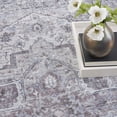 thumbnail image 5 of HomeRoots 533107 8 ft. Floral Power Loom Distressed Washable Runner Rug Beige & Ivory, 5 of 7