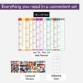 thumbnail image 6 of Tyeign Home Calendar, Paper, Wall Planner 2025 Extra Large 20.67 X 20.91 Color Full Year Calendar 12 Month Yearly Personalized Folded, 6 of 8