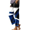 thumbnail image 2 of Runfenguu Hiking Pants Women, Motorcycle Pants Women Women'S Spring Print All-Match Straight Leg Casual Pants, 2 of 5