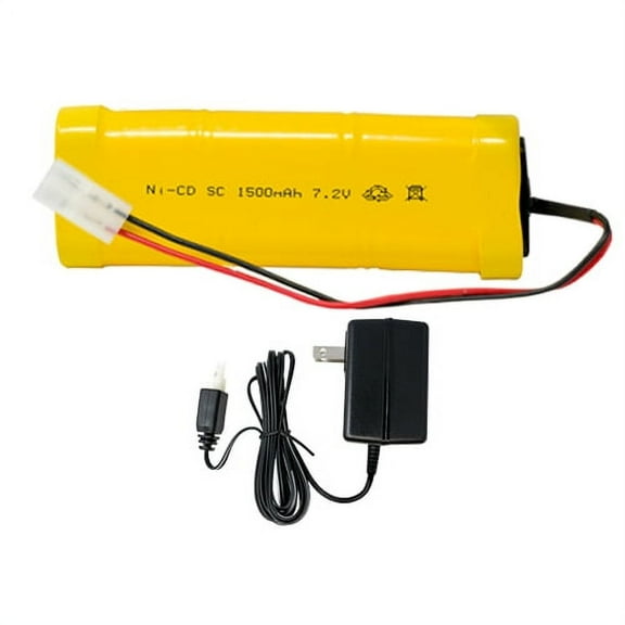 7.2 Volt NiCd Battery Pack (1500 mAh)   Wall Charger