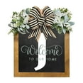 thumbnail image 1 of Last Name Front Door Wreath Front Door Porch Decoration for for Home Blessings Spring Parties, 1 of 2