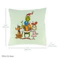 thumbnail image 4 of Infantino the Grinch Soft Pillow, Reversible Holiday Pillow with Cindy-Lou Who & Max for Babies & Toddlers, 4 of 9
