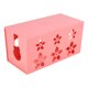 thumbnail image 2 of Caja de almacenamiento de enchufe práctico rosa, caja organizadora ordenada de cables de alambre (S), 2 of 2