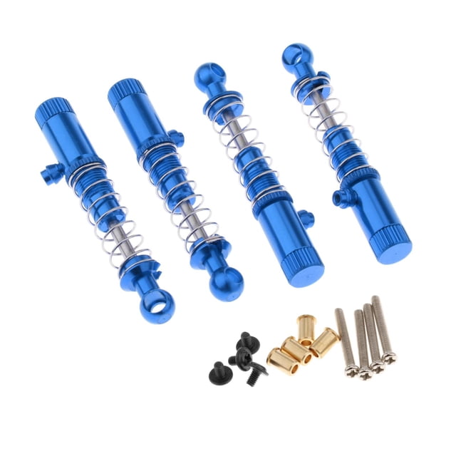 Suspensión del amortiguador de choque hidráulico del amortiguador de choque de 64m m RC para los recambios del modelo modificado del vehículo azul CUTICAT mini coche amortiguador
