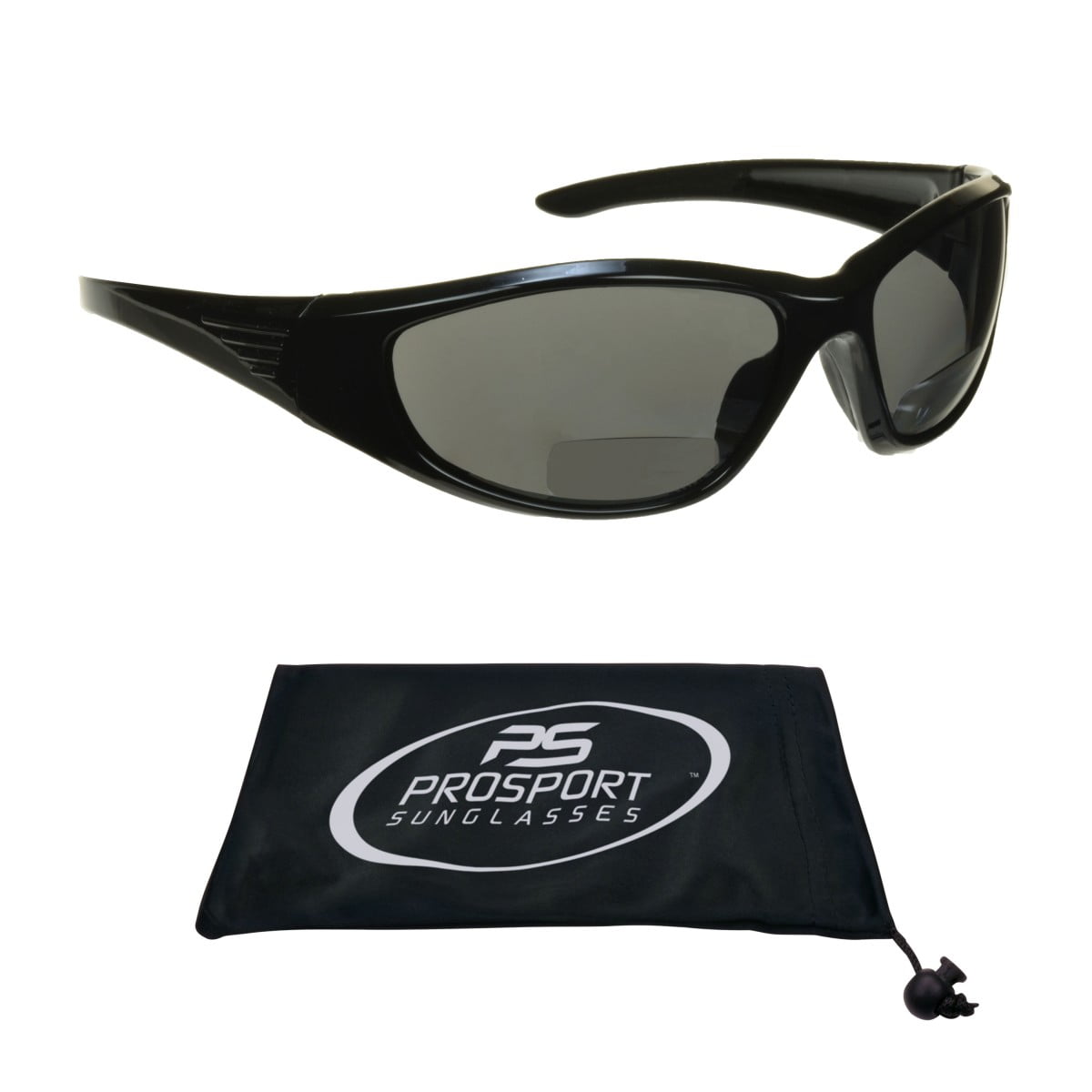 proSPORT Polarized BIFOCAL Reading Sunglasses Men. Full Sport Wrap
