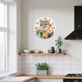 thumbnail image 7 of Large Wall Clock 12 Inch Happy Easter Round&nbsp;Silent Decorative Wall Clocks Battery Operated for Living Room Bedroom Kitchen Classroom Decor, Chicken Eggs Basket Vintage, 7 of 7