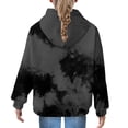 thumbnail image 4 of Mercatoo Hooded Sweatshirt for Girls Long Sleeve Tie Dye Pullover Shirt Kids Fall Sports Tops with 𝗞angaroo Pocket, 4 of 7