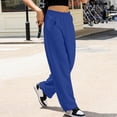 thumbnail image 4 of Women's Workwear Sweatpants Casual Loose Fleece High Waist Jogger Pants Ladies Sweatpants Casual Pants Yoga Pants Homewear, 4 of 4
