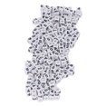thumbnail image 2 of 300 cuentas acrílicas con números blancos de 0.276 x 0.276 in, cuentas acrílicas para hacer joyas, pulseras, decoraciones, 2 of 8