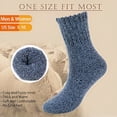 thumbnail image 7 of TELOLY 5 Pairs Merino Wool Socks for Men, Thick Winter Wool Hiking Socks, Warm Breathable Crew Mens Socks (USA Size 7-13), 7 of 7