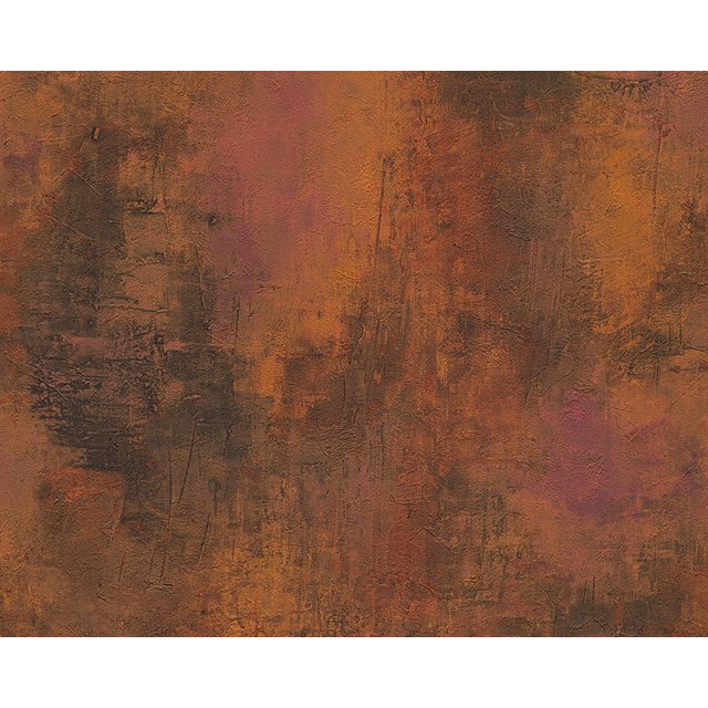 DecoWorld - Rouleau de Papier Peint Brun Foncé Naturel, Accent Moderne de Décoration Murale