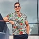 thumbnail image 4 of Balery Roses Mixed Zebra 1 Camisa Polo de Hombre con Estampado, de Manga Corta y Tejido Medio, Camisa Tipo Golf Polo-XX-Large, 4 of 6