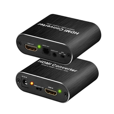 4K@60Hz HDMI Audio Extractor - HDMI   Toslink SPDIF   3.5mm AUX Output