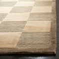 thumbnail image 3 of Safavieh Hand-knotted Checkers Green/ Beige Tibetan Wool Rug, 3 of 4