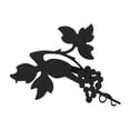thumbnail image 1 of Village Wrought Iron NR-157 Serviette de Table en Forme de Vigne - Noir, 1 of 1