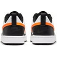 thumbnail image 4 of Big Kid's Nike Court Borough Low 2 White/Total Orange-Black (BQ5448 115) - 5, 4 of 8