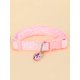 thumbnail image 1 of 1pc Pet Collar With Mesh Pattern, Bell And Bow Tie For Cat And Dog, 1 of 4