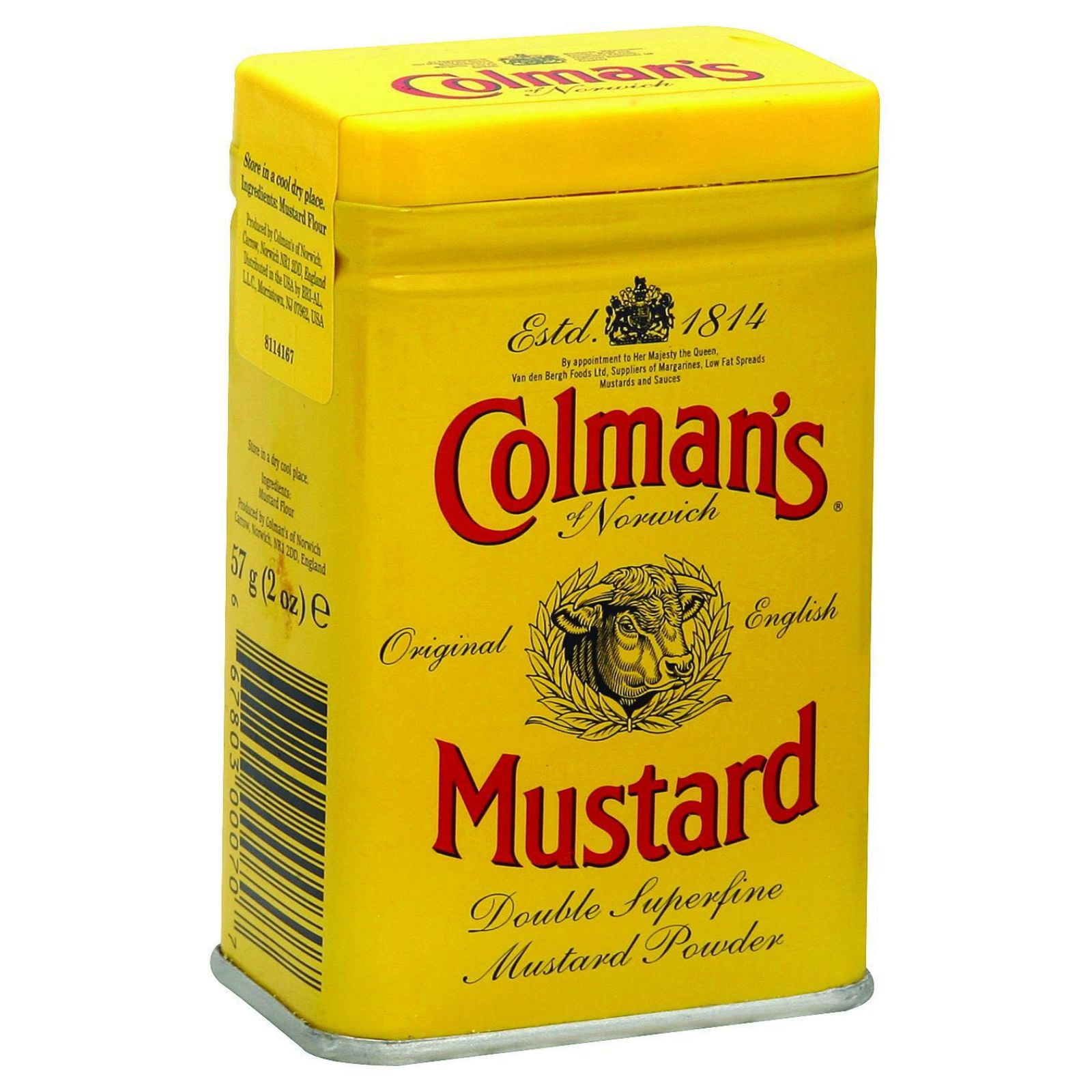 Colmans Dry Mustard Powder 2 oz Case of 12