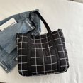 thumbnail image 1 of Bolso casual de moda de gran capacidad, nuevo estilo de invierno 2025, combina con todo, este año, popular versión coreana, bolso de mano para mujer, 1 of 5