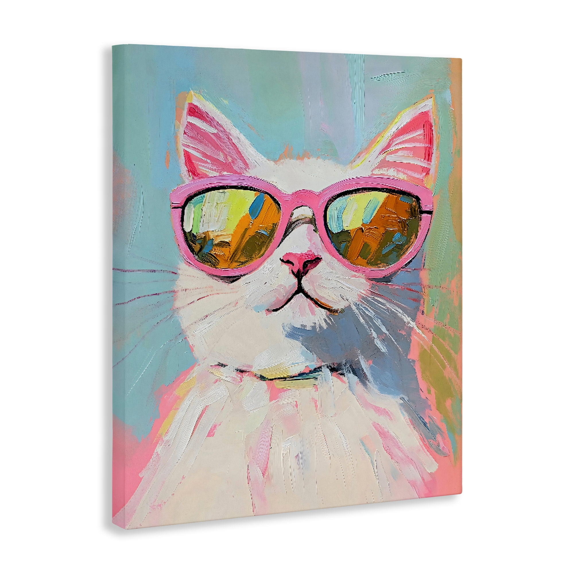 Stupell Industries Cool Cat in Sunglasses Canvas Wall Art, design by The Prints Vibe