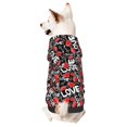 thumbnail image 1 of Fotbe Graffiti Valentine Day Sudadera con Estampado para Perros Pequeños – Suéter con Capucha para Mascotas, Tela Suave de Forro Polar con Bolsillo-Small, 1 of 7