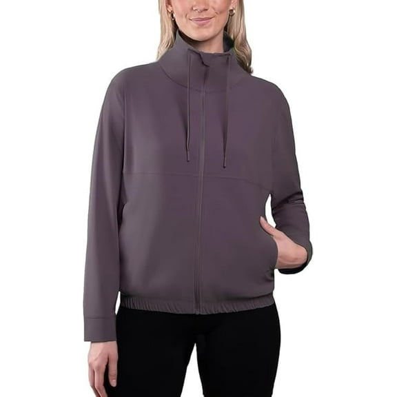 KIRKLAND Signature Women's Full Zip Active Jacket Purple XXL