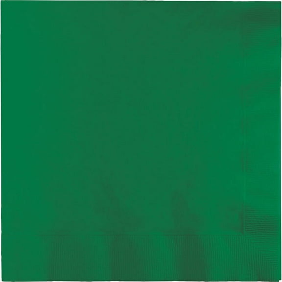 250 Count Bulk Pack Emerald Green Dinner Napkins 3 Ply