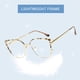 thumbnail image 4 of Blue Light Blocking Glasses with Thin Reflective Lens Square Frame Eyeglasses for Gaming Students, 4 of 4
