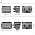 thumbnail image 5 of Bolsa para manillar de bicicleta, cesta impermeable para ciclismo con refrigeración por pantalla táctil, bolsa frontal para bicicleta con bolsa de malla (gris) Rojo Verde Cocina, Decoración y Otros, 5 of 5