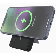 myCharge Magnetic 5K Wireless Power Bank with Stand, MagSafe Compatible 5,000 mAh Portable Charger for iPhone 12 and Newer